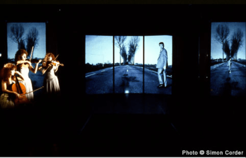 still image from Lumiere & Son: Paradise, at the ICA, 1989